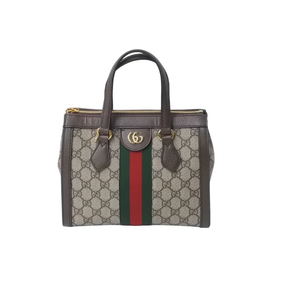 Gucci Ophidia Small Handbag GG Sherry Line Beige